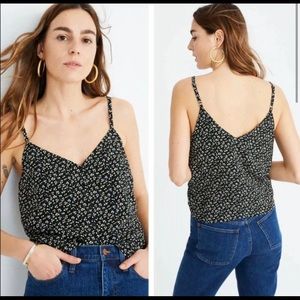 Madewell Button-Down Cami Top in Playground Posies